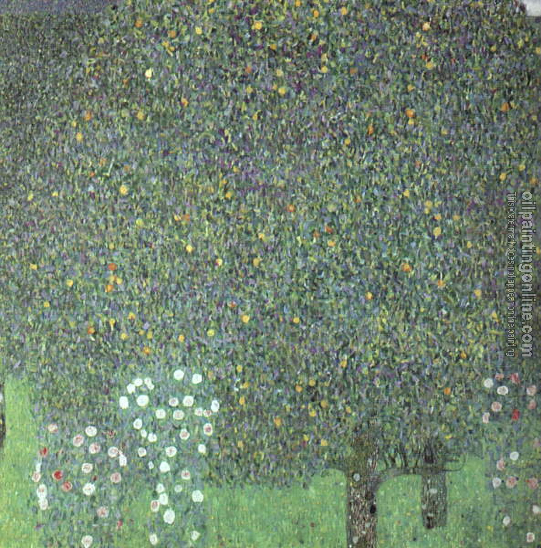 Klimt, Gustav - Roses under the Trees